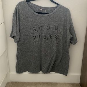 Hasbro Good Vibes scrabble tile tshirt